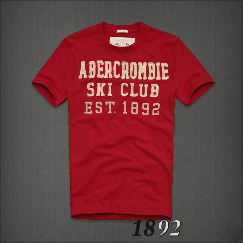 Abercrombie Fitch Hombres De Cuello Redondo Corto Remera AF5298